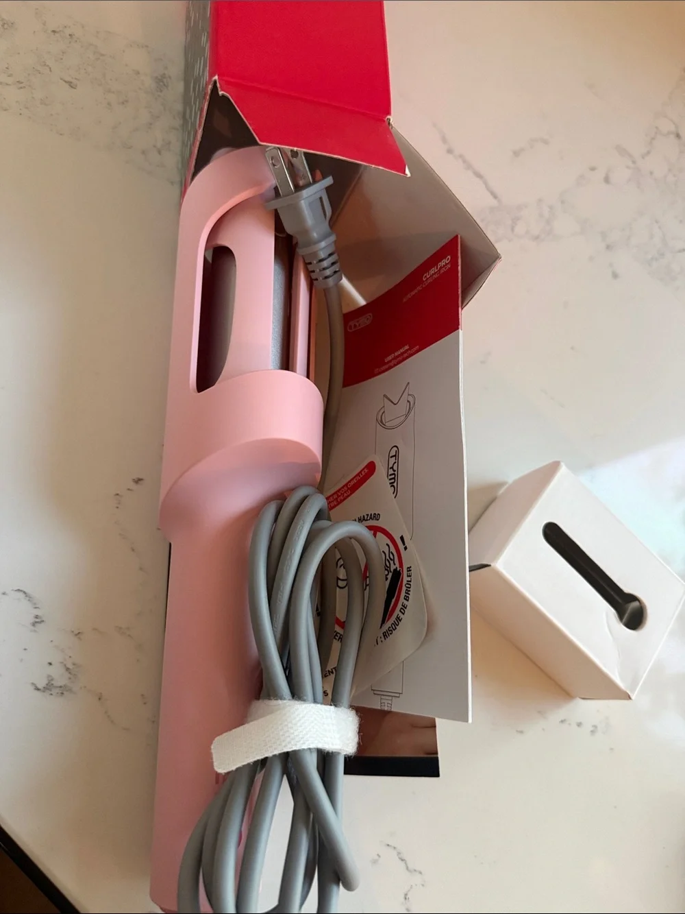 TYMO CurlPro Auto Curling Tool Pink Color 1.25 inch NIB